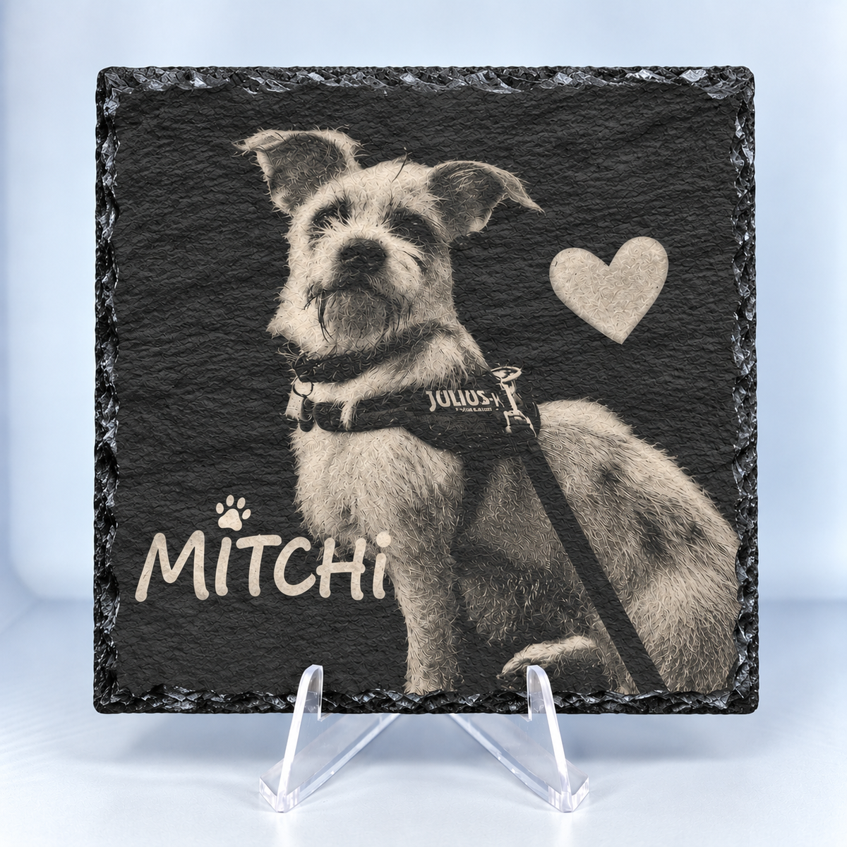 Custom Engraved Square Pet Slate