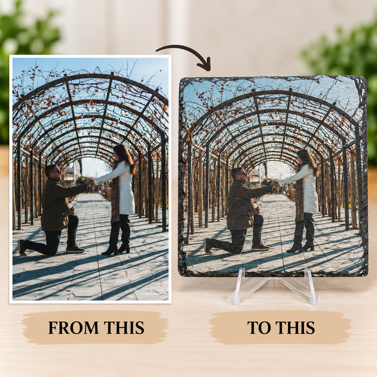 Custom Printed Square Slate