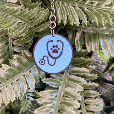 QuackTag - Blue Vet NFC Keyring