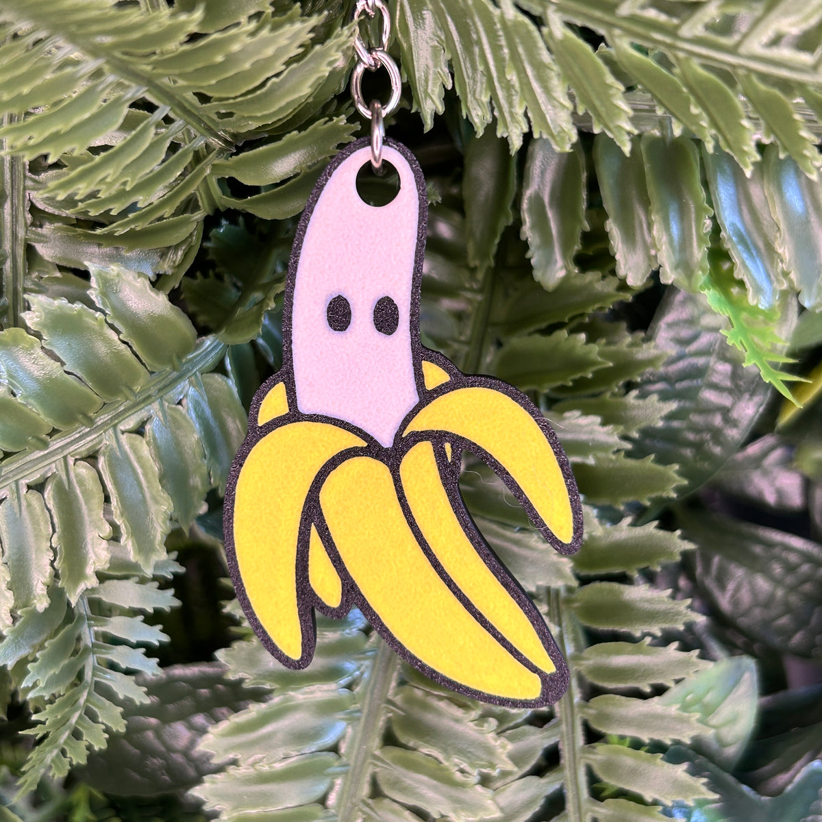 QuackTag - Banana Split NFC Keyring