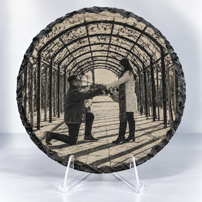 Custom Engraved Round Slate