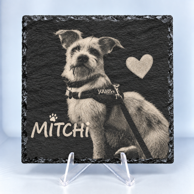 Custom Engraved Square Pet Slate