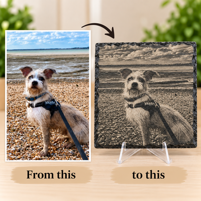 Custom Engraved Square Pet Slate