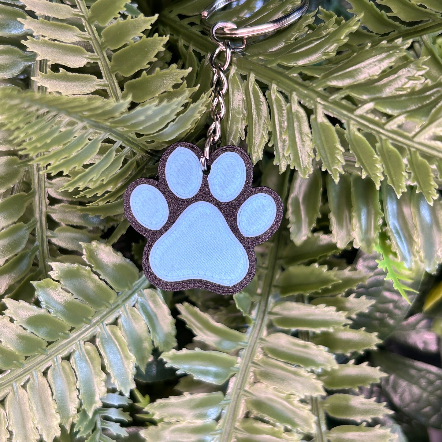 QuackTag - Blue Paw NFC Keyring