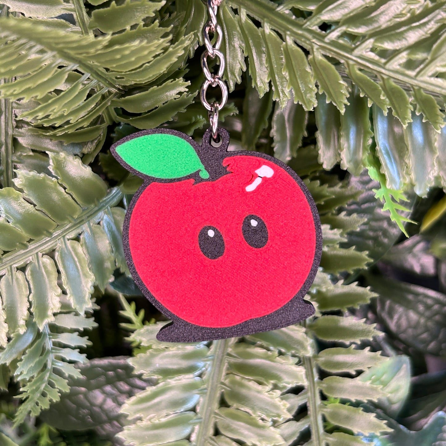 QuackTag - Red Apple NFC Keyring