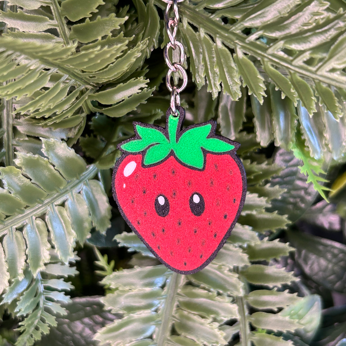 QuackTag - Strawberry NFC Keyring