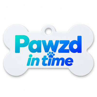 Custom Bone Pet ID Tag – Upload Your Own Image