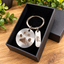 Engraved Paw Print Keyring & Name Tab
